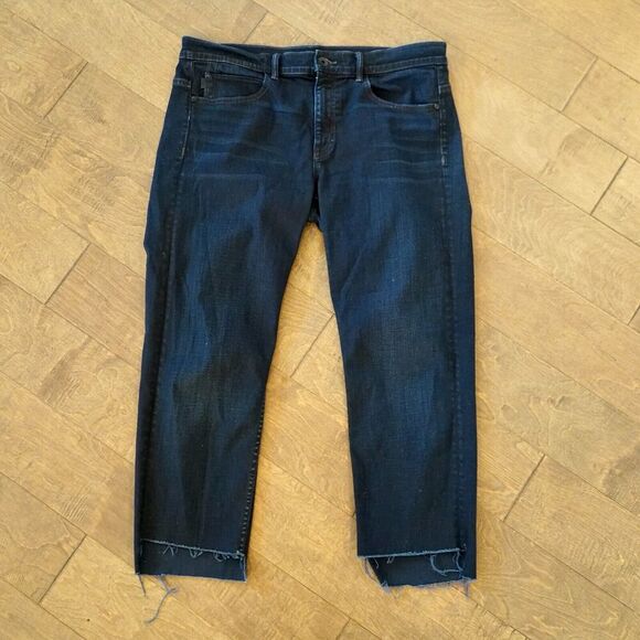 Helmut Lang Jeans Women's Size 31‎ Relaxed Tapered Crop - Picture 1 of 7